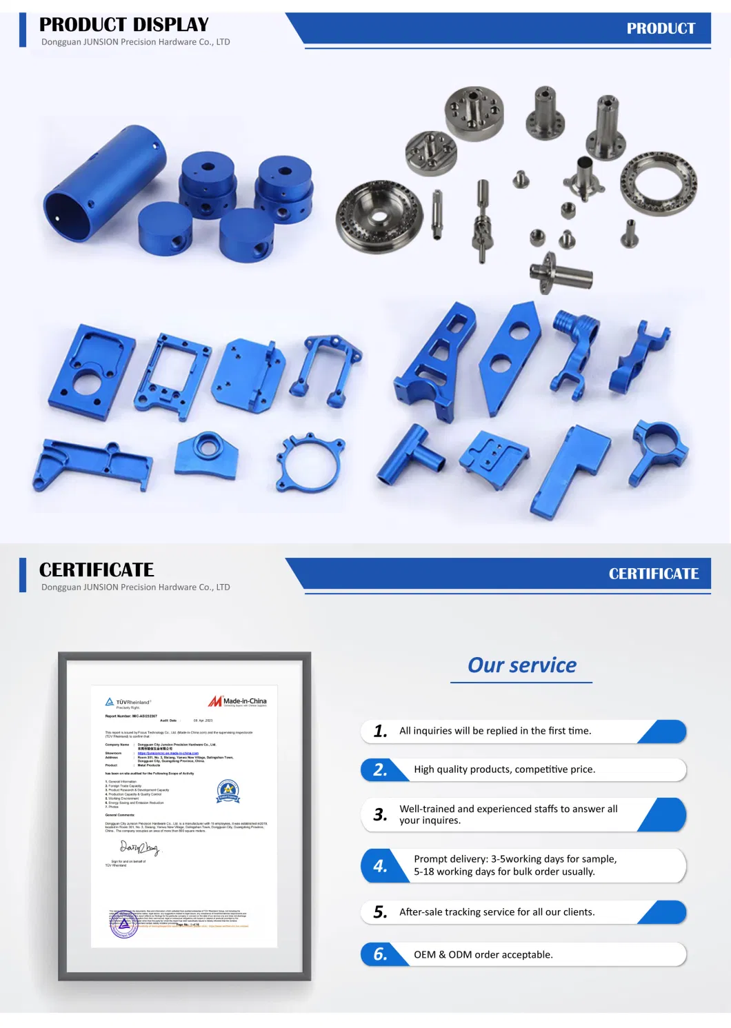 Custom CNC Machining Turning POM Plastic Metal Prototype Parts